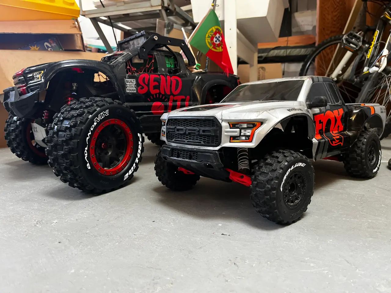 My Traxxas X-Maxx and another of my RC trucks