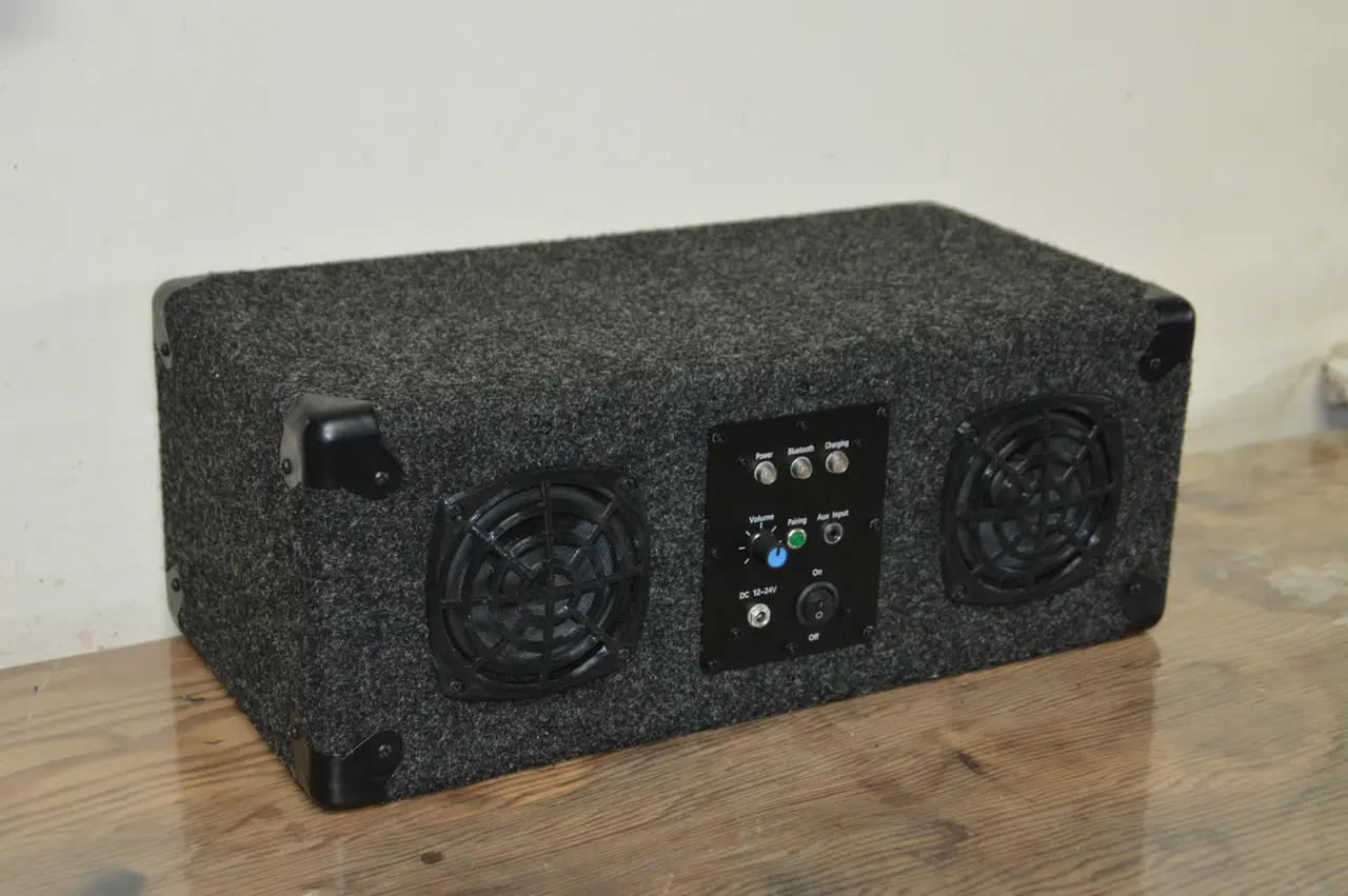 The finished enclosure