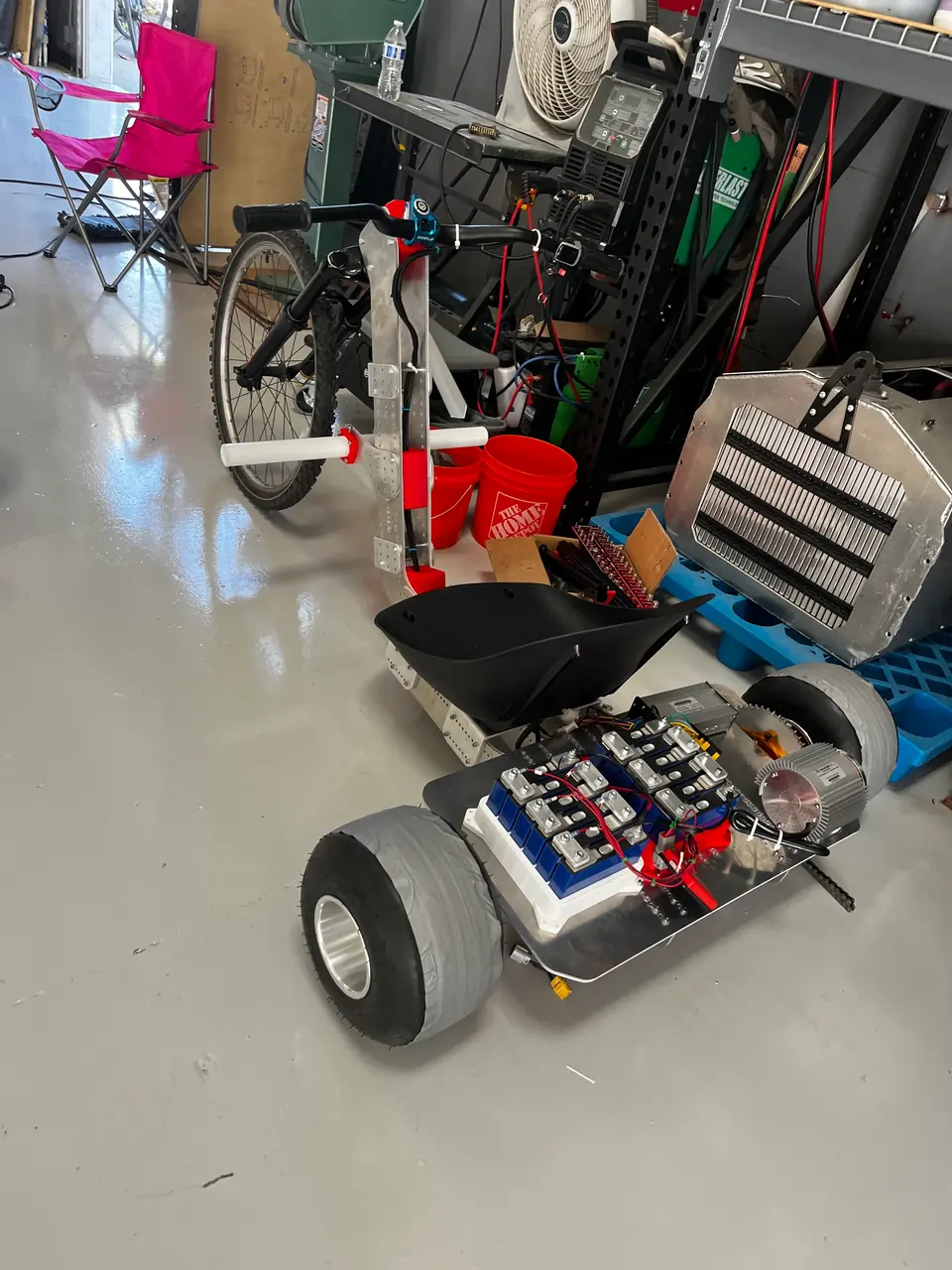 The rear deck and drive electronics